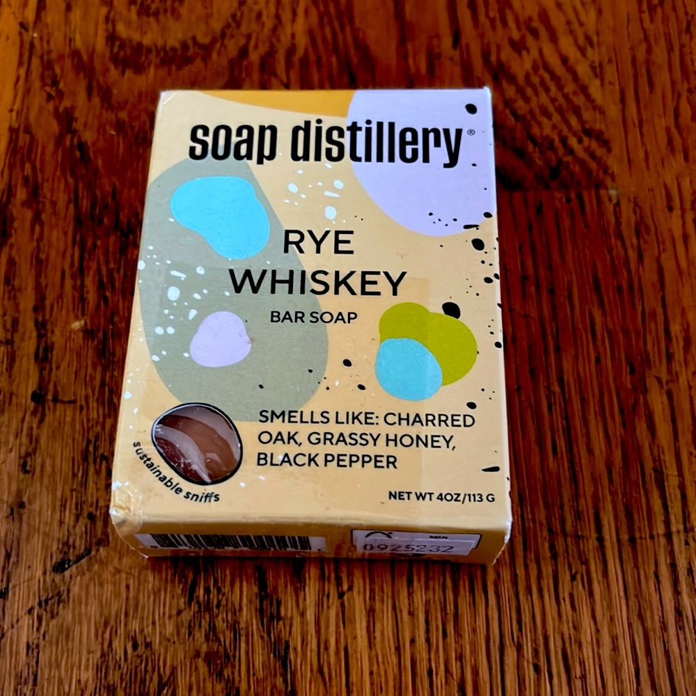 Soap Distillery Rye Whiskey Bar Soap